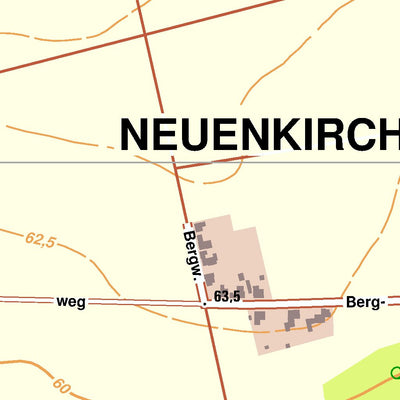 Bezirksregierung Köln Neuenkirchen 1 (1:10,000) digital map