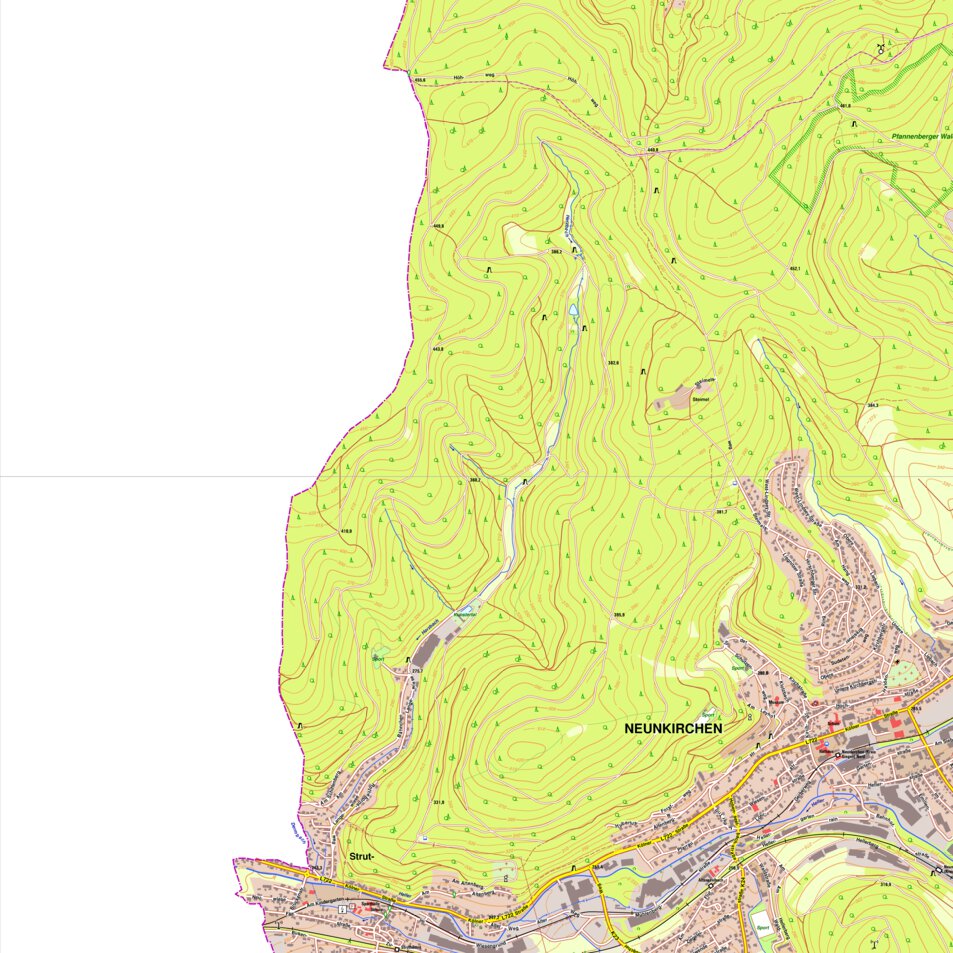 Neunkirchen Maps Neunkirchen 2 (1:10,000) Map by Bezirksregierung Koln | Avenza Maps