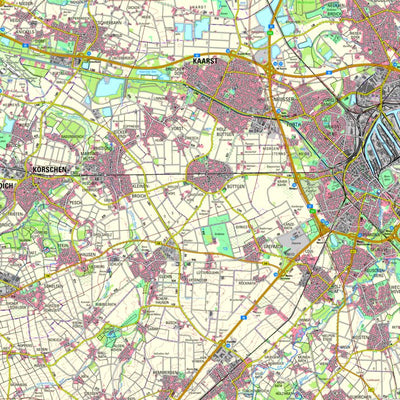 Bezirksregierung Köln Neuss (1:50,000) digital map