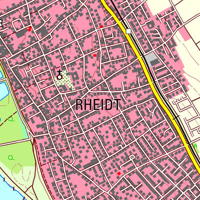 Bezirksregierung Köln Niederkassel (1:25,000) digital map