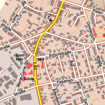 Bezirksregierung Köln Niederkassel 2 (1:10,000) digital map