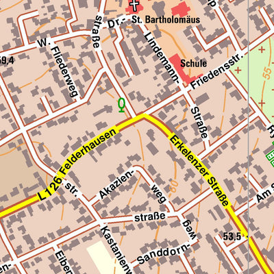 Bezirksregierung Köln Niederkrüchten 2 (1:10,000) digital map