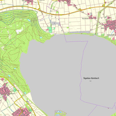 Bezirksregierung Köln Niederzier (1:25,000) digital map