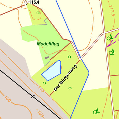 Bezirksregierung Köln Niederzier 4 (1:10,000) digital map