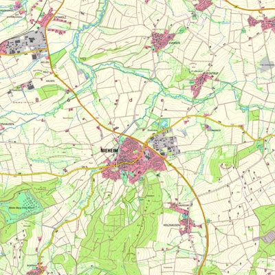 Bezirksregierung Köln Nieheim (1:25,000) digital map