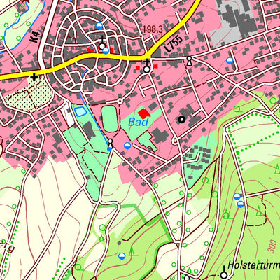 Bezirksregierung Köln Nieheim (1:25,000) digital map