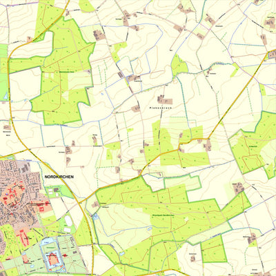 Bezirksregierung Köln Nordkirchen 1 (1:10,000) digital map