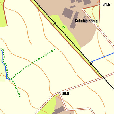 Bezirksregierung Köln Nordwalde (1:10,000) digital map