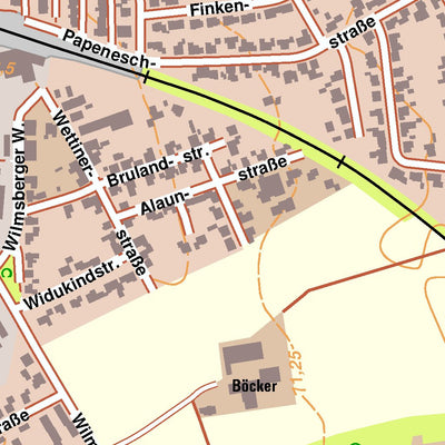 Bezirksregierung Köln Nordwalde (1:10,000) digital map