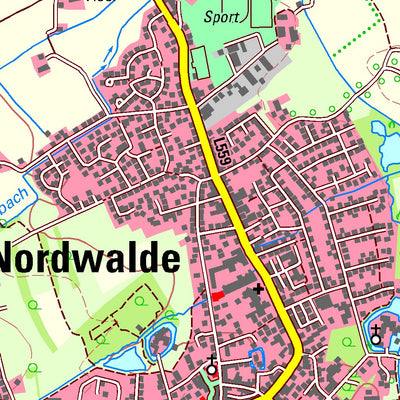 Bezirksregierung Köln Nordwalde (1:25,000) digital map