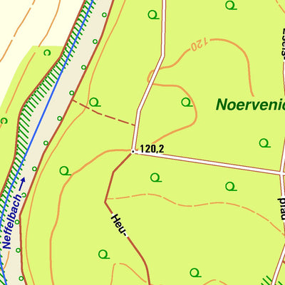 Bezirksregierung Köln Nörvenich 1 (1:10,000) digital map