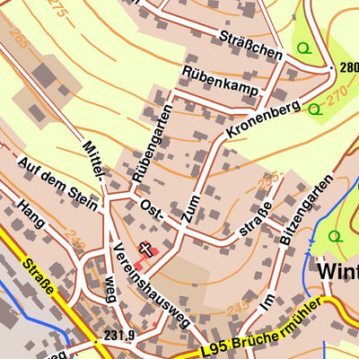 Bezirksregierung Köln Nümbrecht 1 (1:10,000) digital map