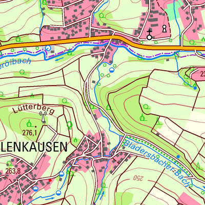 Bezirksregierung Köln Nümbrecht (1:25,000) digital map