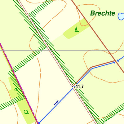 Bezirksregierung Köln Ochtrup 8 (1:10,000) digital map