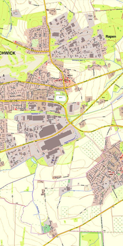 Bezirksregierung Köln Oer-Erkenschwick 3 (1:10,000) digital map