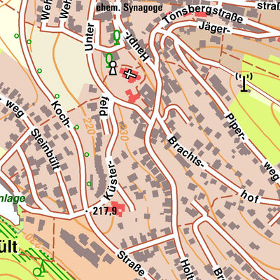 Bezirksregierung Köln Oerlinghausen 1 (1:10,000) digital map