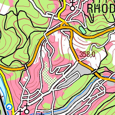 Bezirksregierung Köln Olpe (1:100,000) digital map