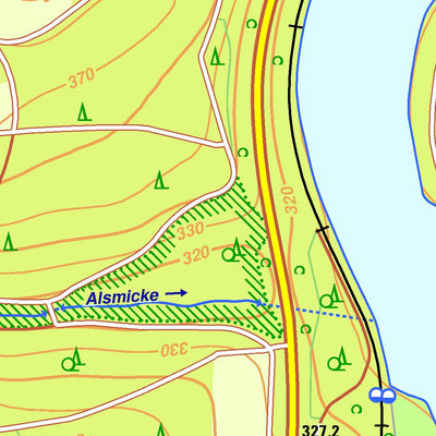 Bezirksregierung Köln Olpe 6 (1:10,000) digital map