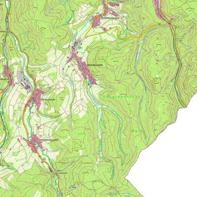 Bezirksregierung Köln Olsberg (1:25,000) digital map