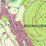 Bezirksregierung Köln Olsberg (1:25,000) digital map