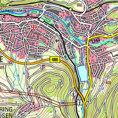 Bezirksregierung Köln Olsberg (1:50,000) digital map