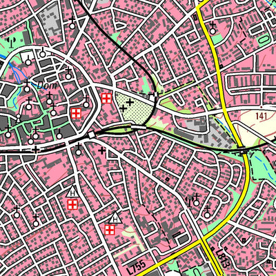 Bezirksregierung Köln Paderborn (1:50,000) digital map