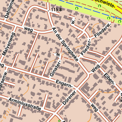 Bezirksregierung Köln Paderborn 12 (1:10,000) digital map