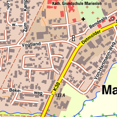 Bezirksregierung Köln Paderborn 4 (1:10,000) digital map