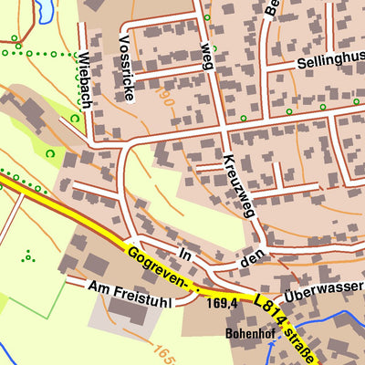 Bezirksregierung Köln Paderborn 7 (1:10,000) digital map