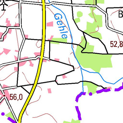 Bezirksregierung Köln Petershagen 1 (1:100,000) digital map