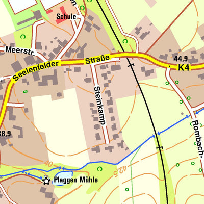 Bezirksregierung Köln Petershagen 12 (1:10,000) digital map