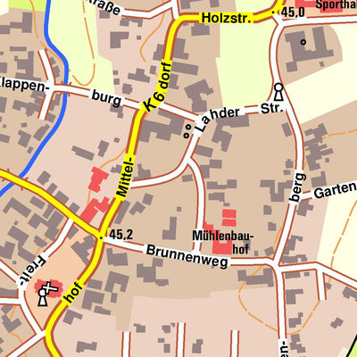 Bezirksregierung Köln Petershagen 13 (1:10,000) digital map