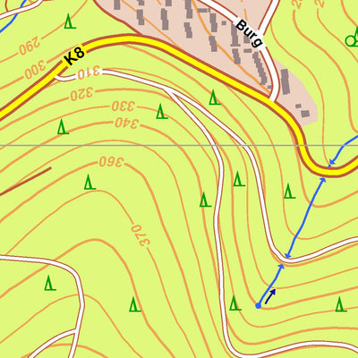 Bezirksregierung Köln Plettenberg 1 (1:10,000) digital map