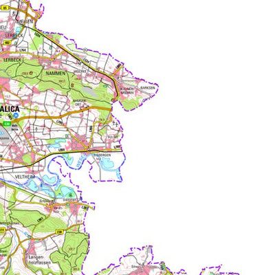 Bezirksregierung Köln Porta Westfalica (1:100,000) digital map
