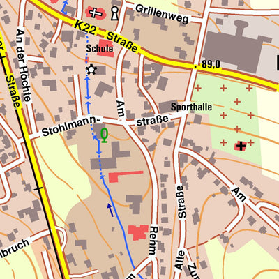 Bezirksregierung Köln Porta Westfalica 9 (1:10,000) digital map
