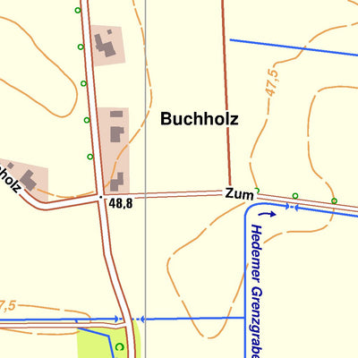 Bezirksregierung Köln Preußisch Oldendorf 3 (1:10,000) digital map