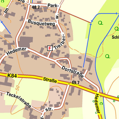 Bezirksregierung Köln Preußisch Oldendorf 3 (1:10,000) digital map