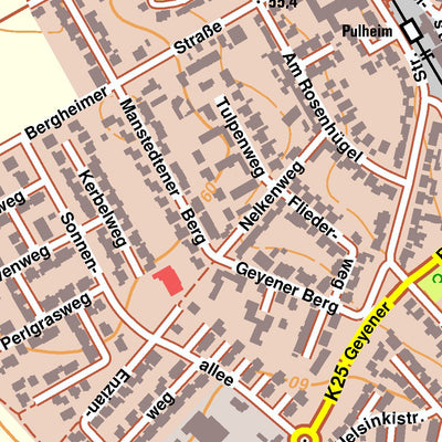 Bezirksregierung Köln Pulheim 1 (1:10,000) digital map