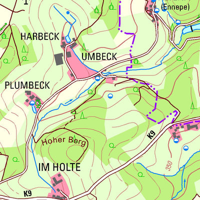 Bezirksregierung Köln Radevormwald (1:25,000) digital map