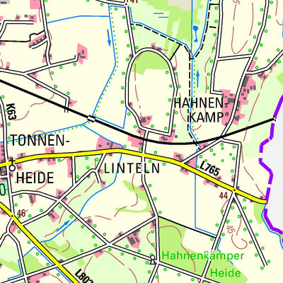 Bezirksregierung Köln Rahden 1 (1:50,000) digital map