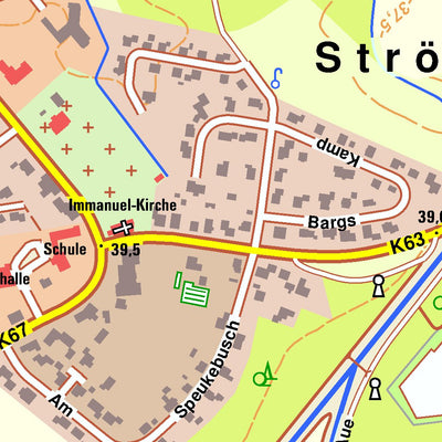 Bezirksregierung Köln Rahden 7 (1:10,000) digital map
