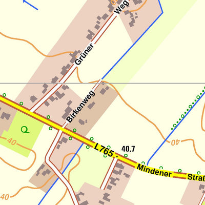 Bezirksregierung Köln Rahden 8 (1:10,000) digital map