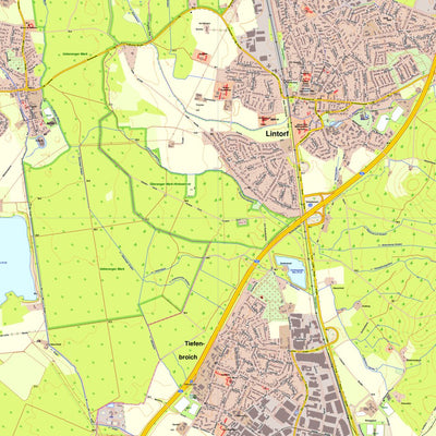 Bezirksregierung Köln Ratingen 3 (1:10,000) digital map