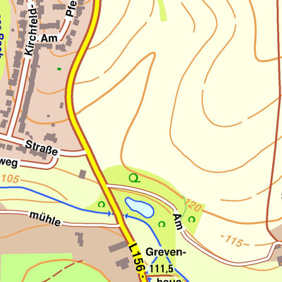 Bezirksregierung Köln Ratingen 5 (1:10,000) digital map