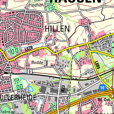 Bezirksregierung Köln Recklinghausen (1:50,000) digital map