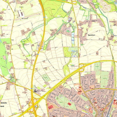 Bezirksregierung Köln Recklinghausen 5 (1:10,000) digital map