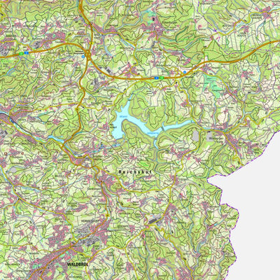 Bezirksregierung Köln Reichshof (1:50,000) digital map
