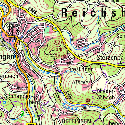 Bezirksregierung Köln Reichshof (1:50,000) digital map