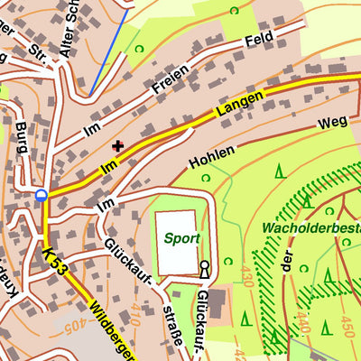 Bezirksregierung Köln Reichshof 5 (1:10,000) digital map