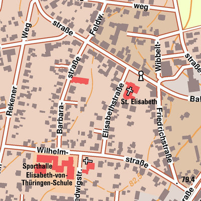 Bezirksregierung Köln Reken 1 (1:10,000) digital map